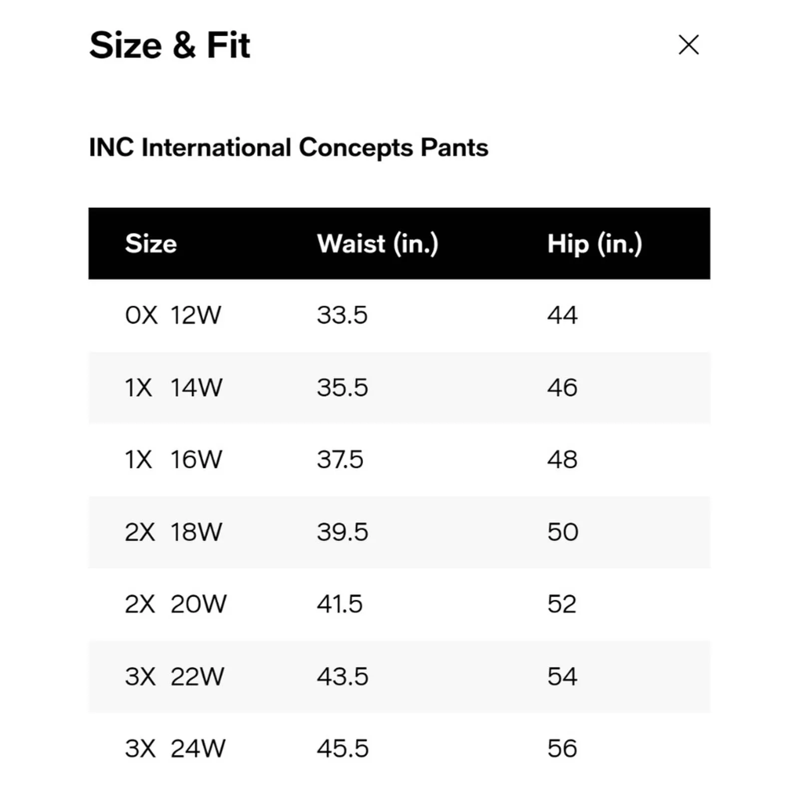 INC International Concepts Skinny Pull-On Pants Deep Black