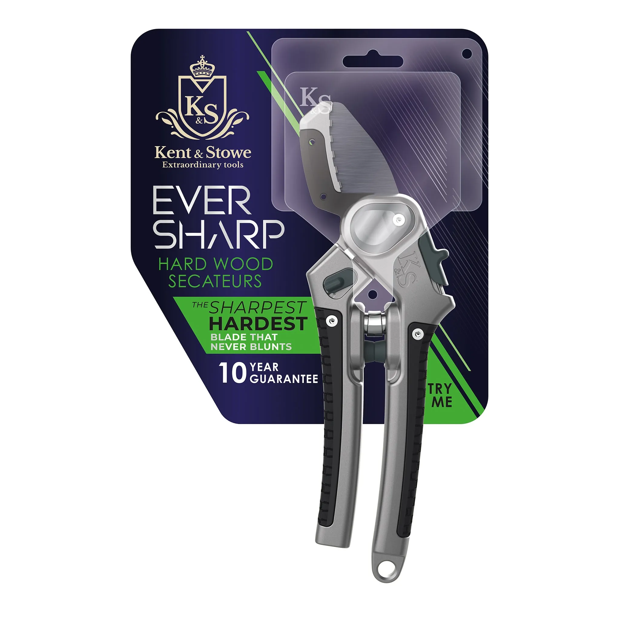 Kent & Stowe Eversharp Hard Wood Secateurs