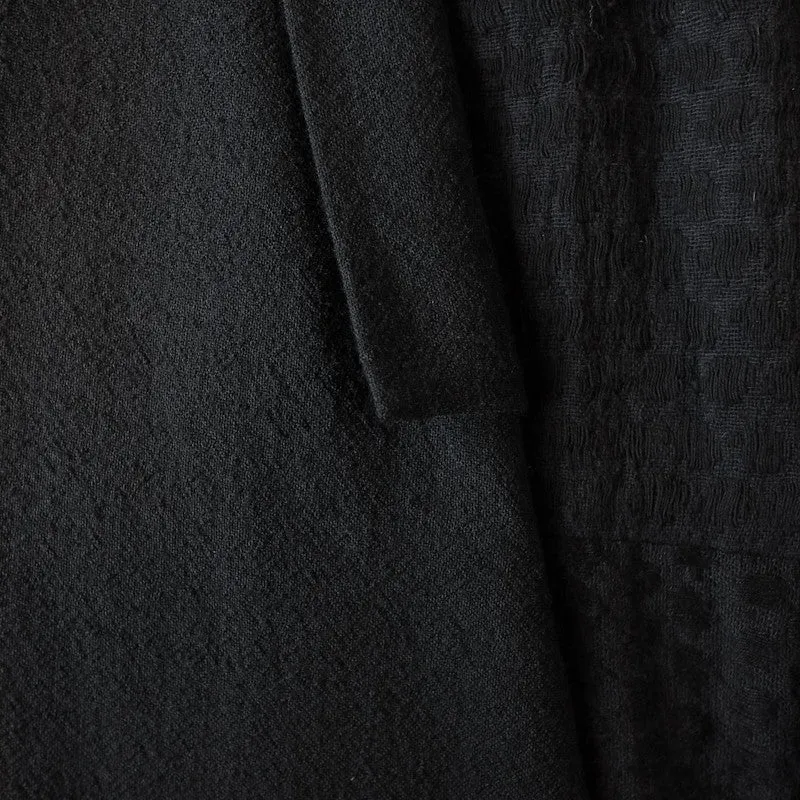 layered tie front blazer