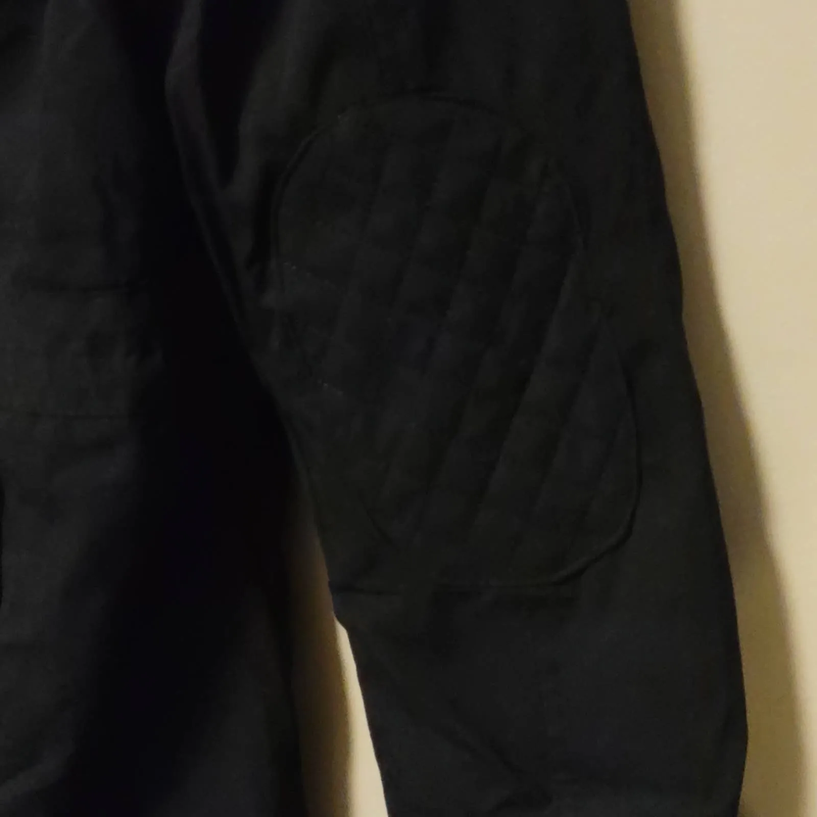 LeeHanton Three Quarter Length Military Style Parka Jacket Black XL