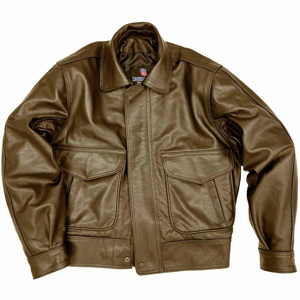 Legendary Privé Pilot Mens Leather Aviator Jacket