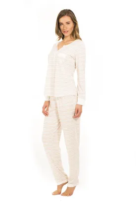 Long Sleeve Henley PJ Set - Clearance Rack