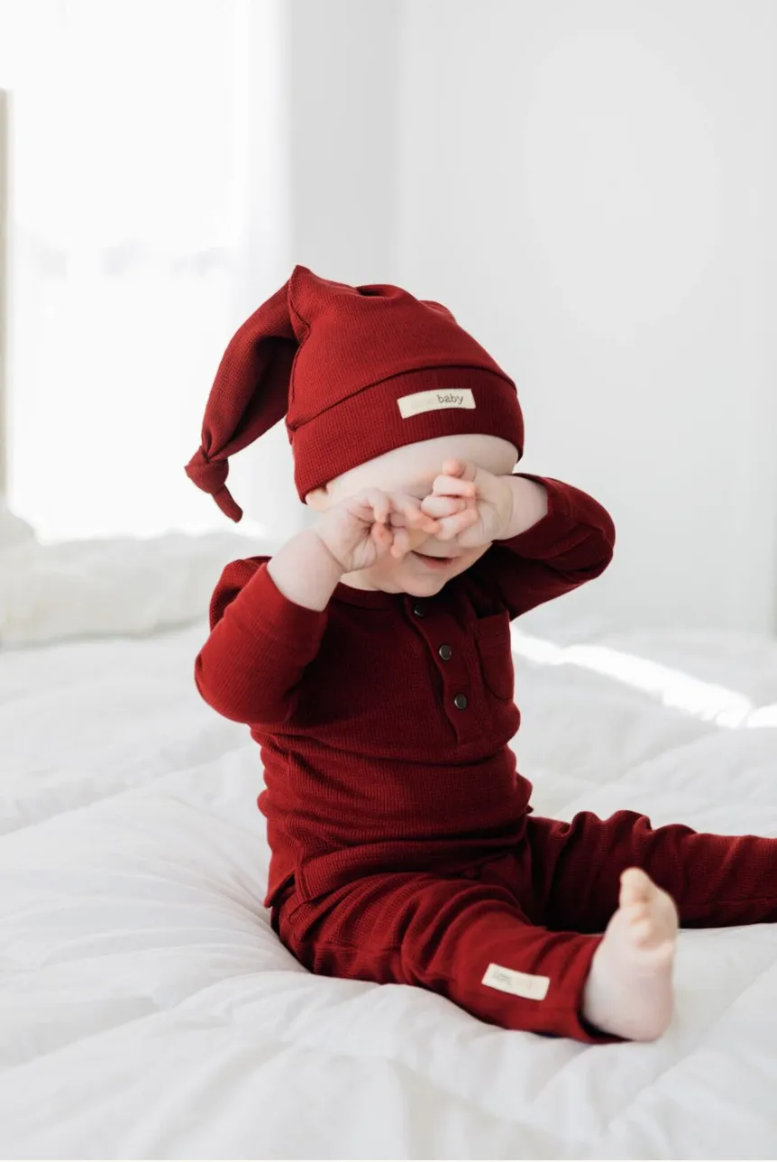 L'ovedbaby Organic Thermal Knotted Cap