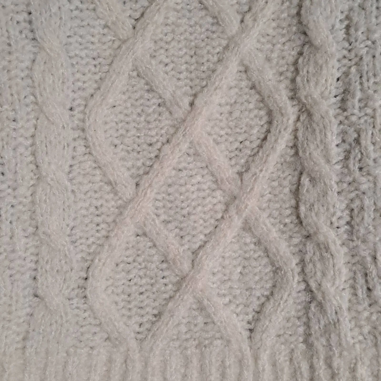 Lucky Brand Wool Blend Cable-Knit Cardigan Sweater XS