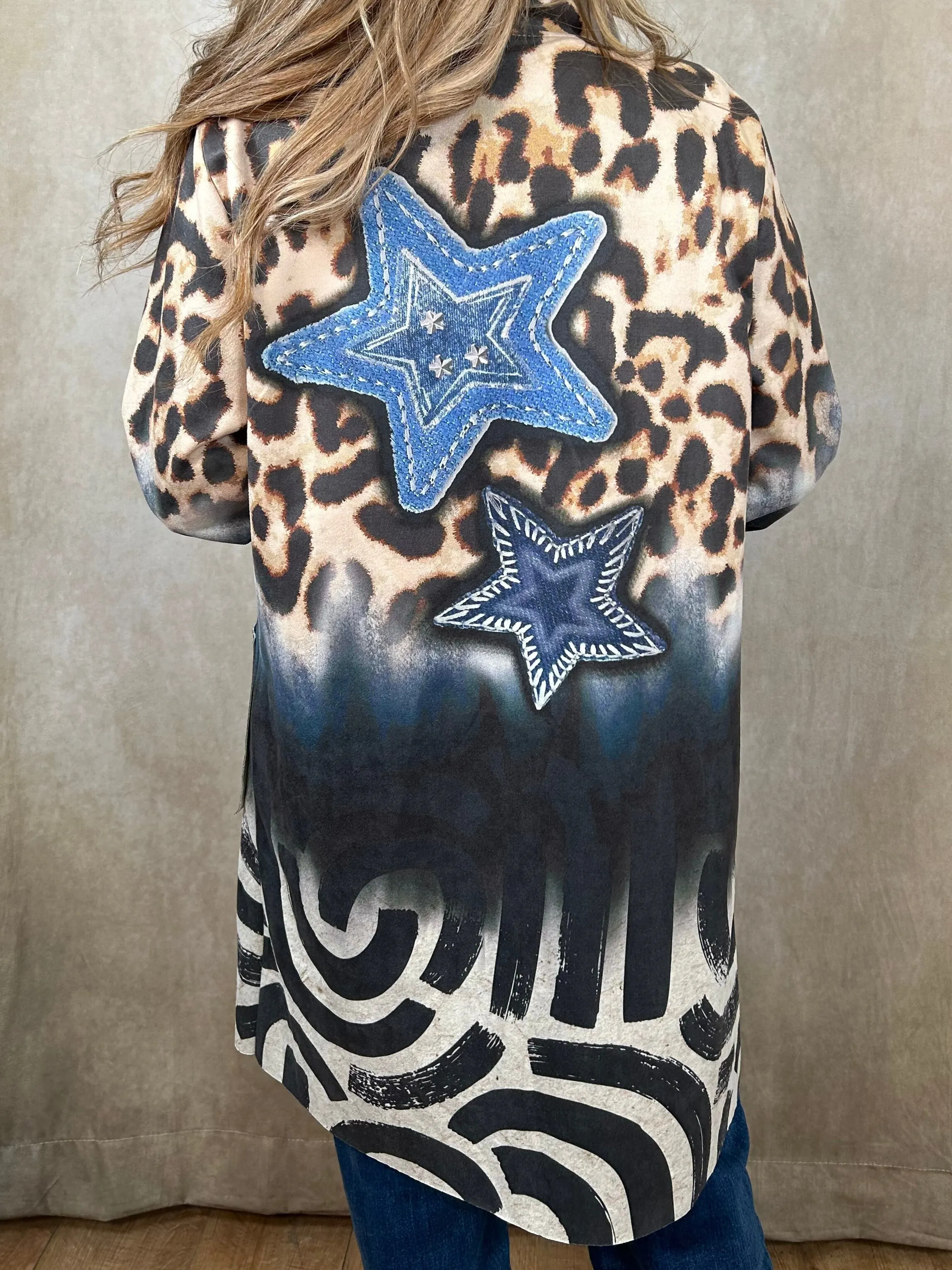 Lucky Leopard Print Coat