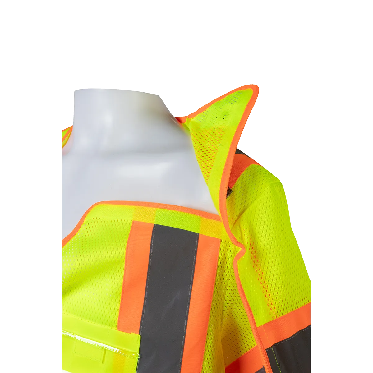 LVM3/OVM3-5PB-CB1 ANSI 107-Class 3 High-Vis Mesh Breakaway Short Sleeve Vest Two Tone Deluxe