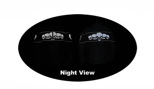 Mens PREMIUM Reflective Skull Jacket
