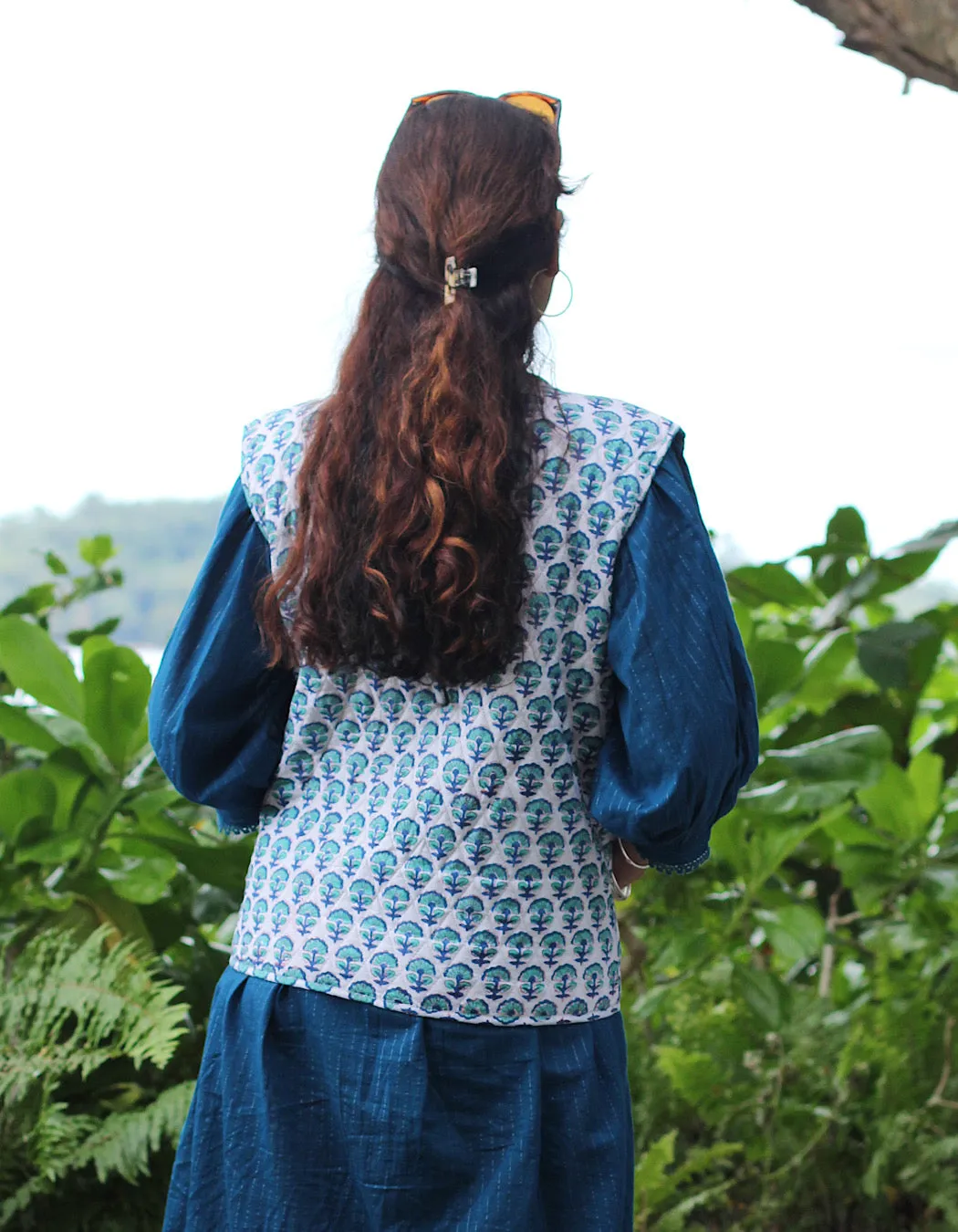 Moon Quilted Cotton Vest