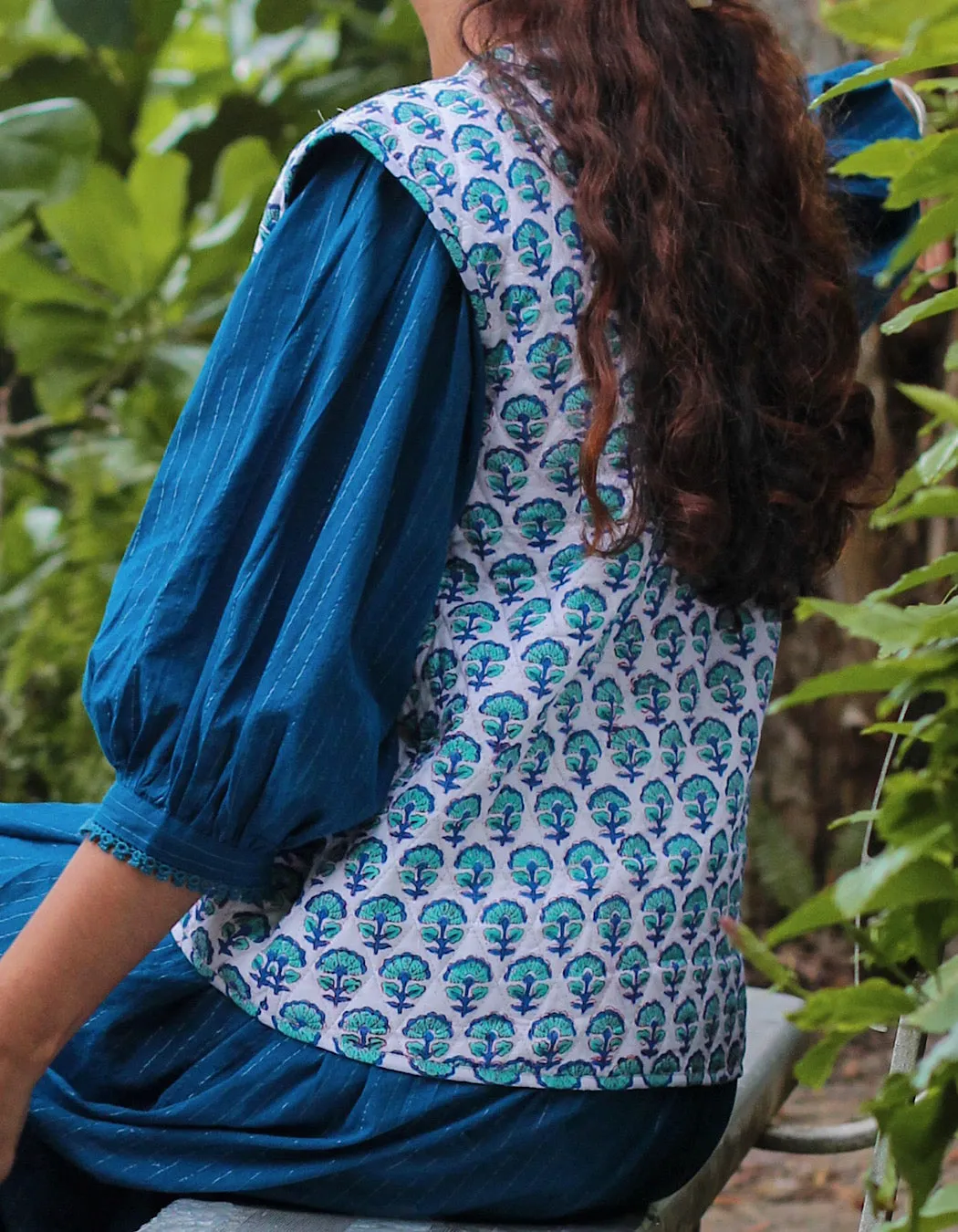 Moon Quilted Cotton Vest