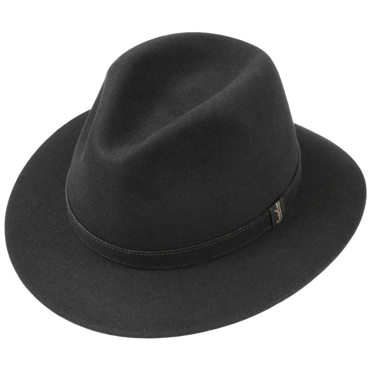 Nero Pack Away Hat by Borsalino
