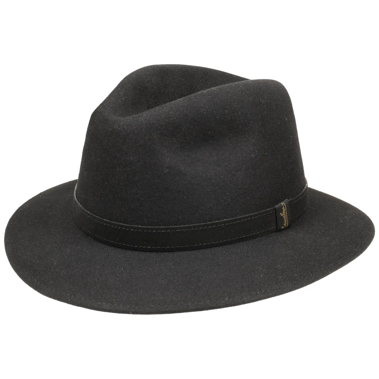 Nero Pack Away Hat by Borsalino