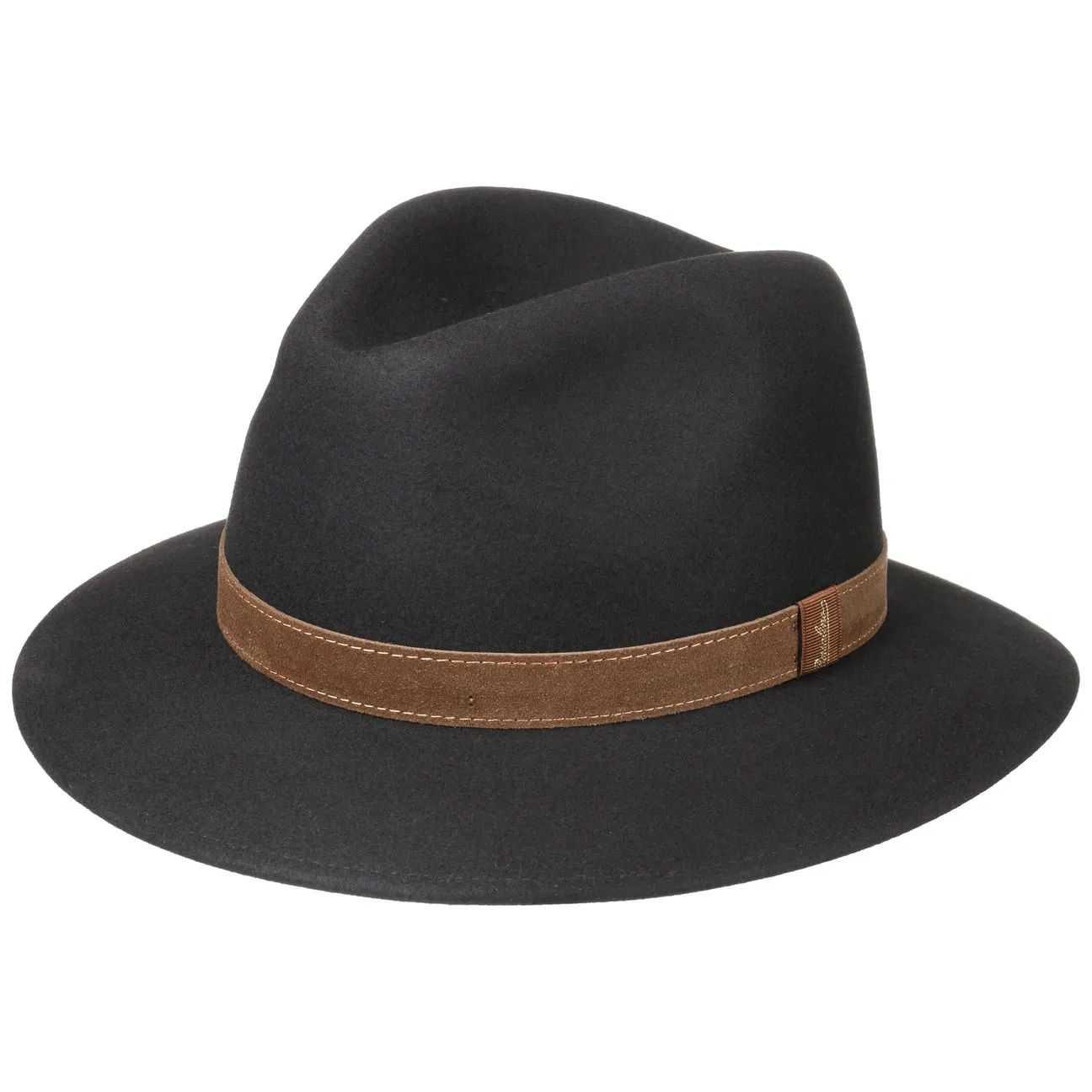 Nero Pack Away Hat by Borsalino