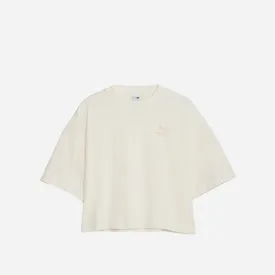 Áo Crop-Top Nữ Puma Classics Oversized - Trắng
