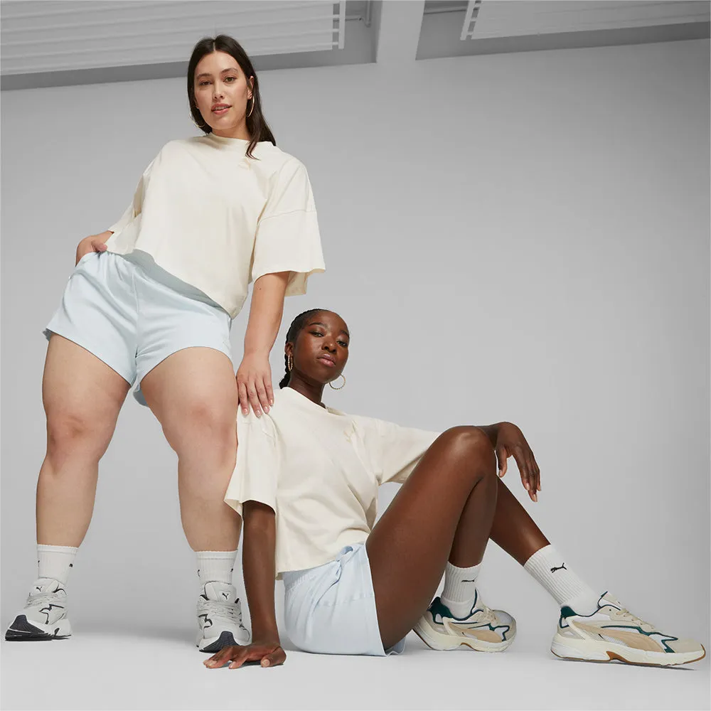Áo Crop-Top Nữ Puma Classics Oversized - Trắng
