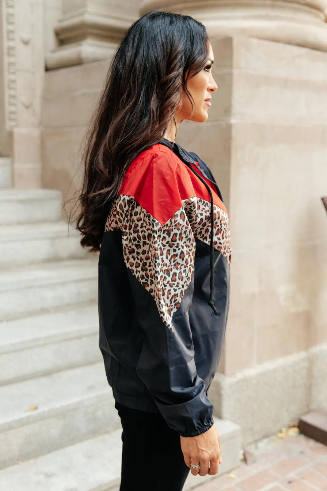 *Online Exclusive* Make Your Move Windbreaker in Navy