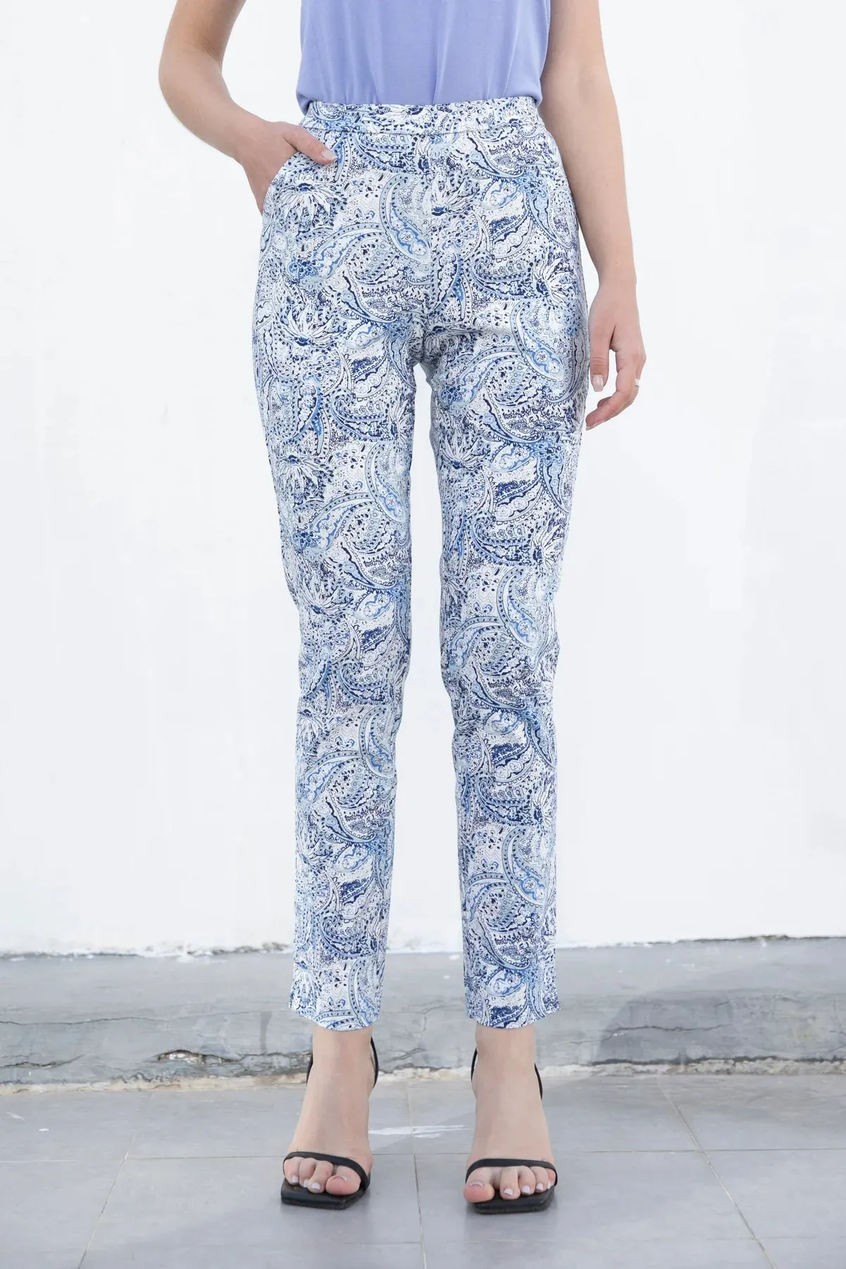 Orange by Fashion Village Sale, BRP-230 Cleopatra Printed Pant 50% Off Regular Price
