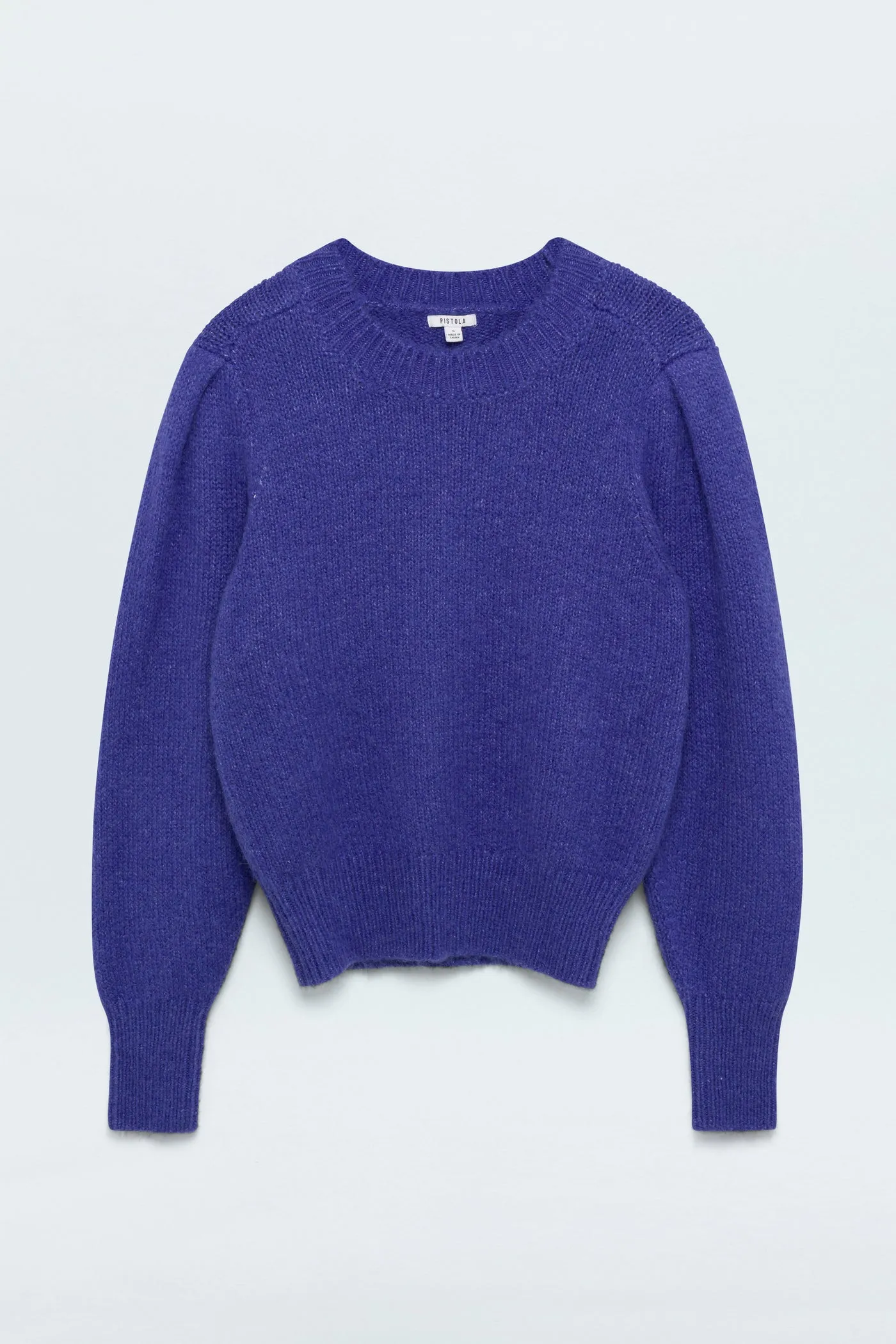 PISTOLA COLETTE PUFF SLEEVE SWEATER - PERIWINKLE