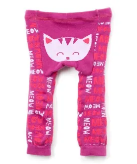 Purple Cat Meow Leggings