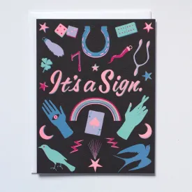 "It's a Sign" Notecard