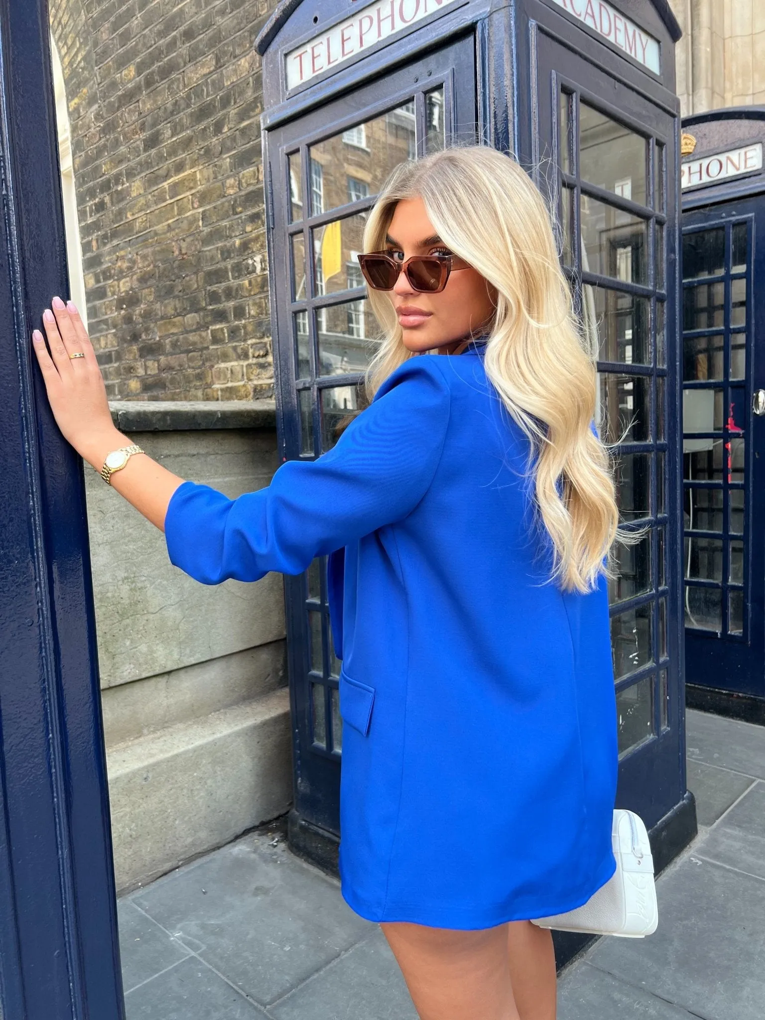 Royal Ruched Arm Blazer