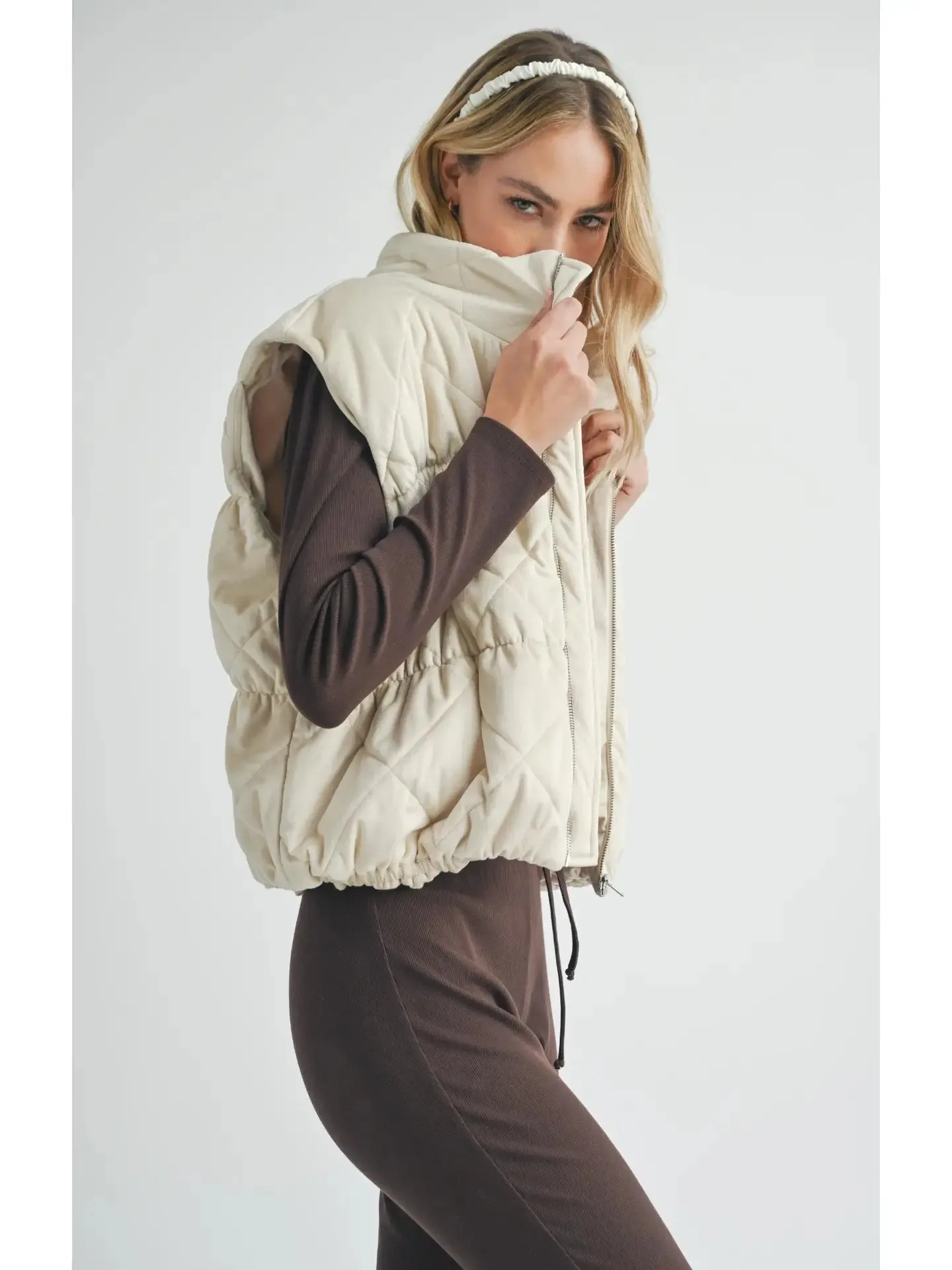 Sadie & Sage Cosmic Quilted Vest