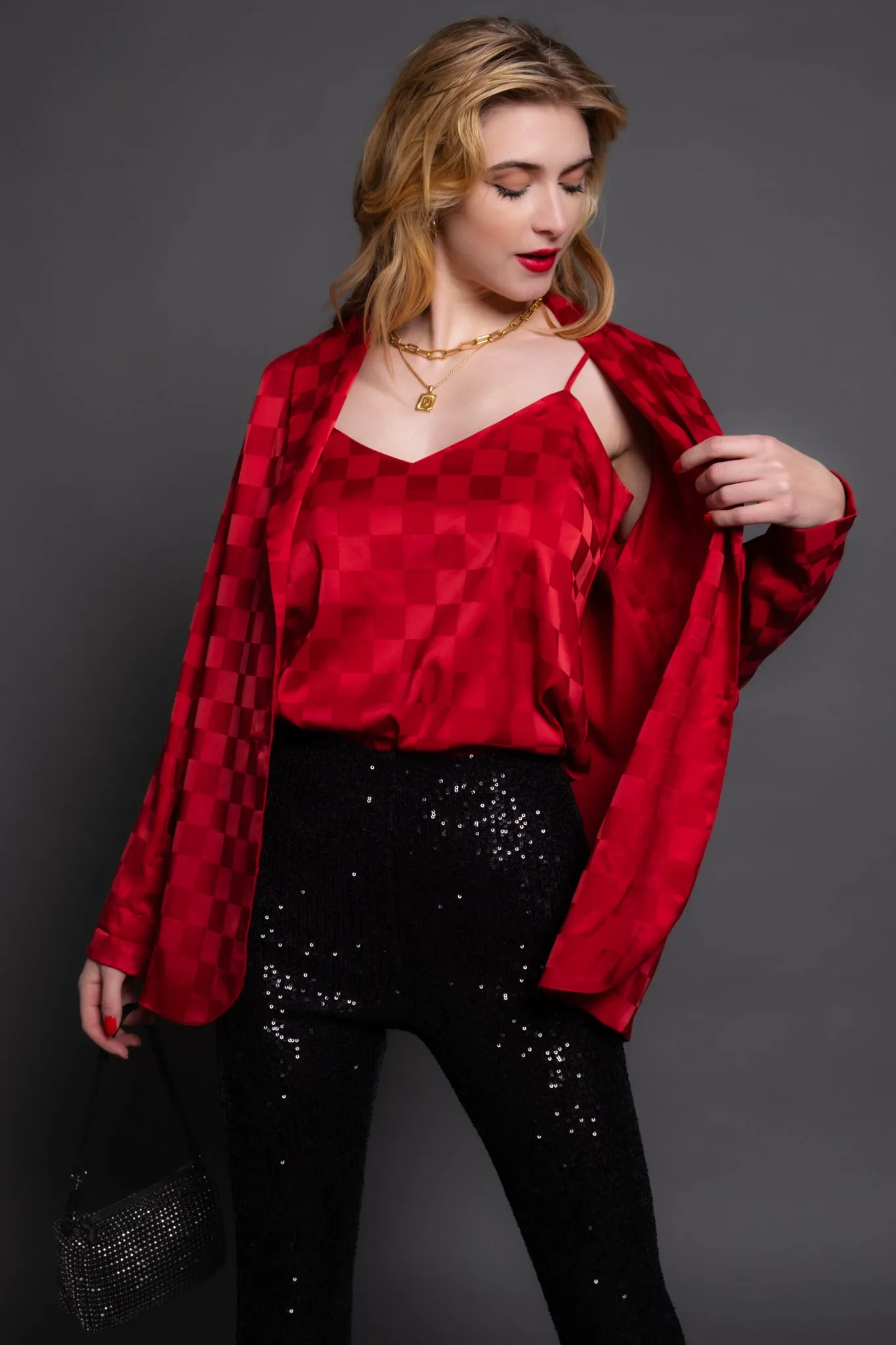 Show Me Your Mumu Spotlight Satin Tank