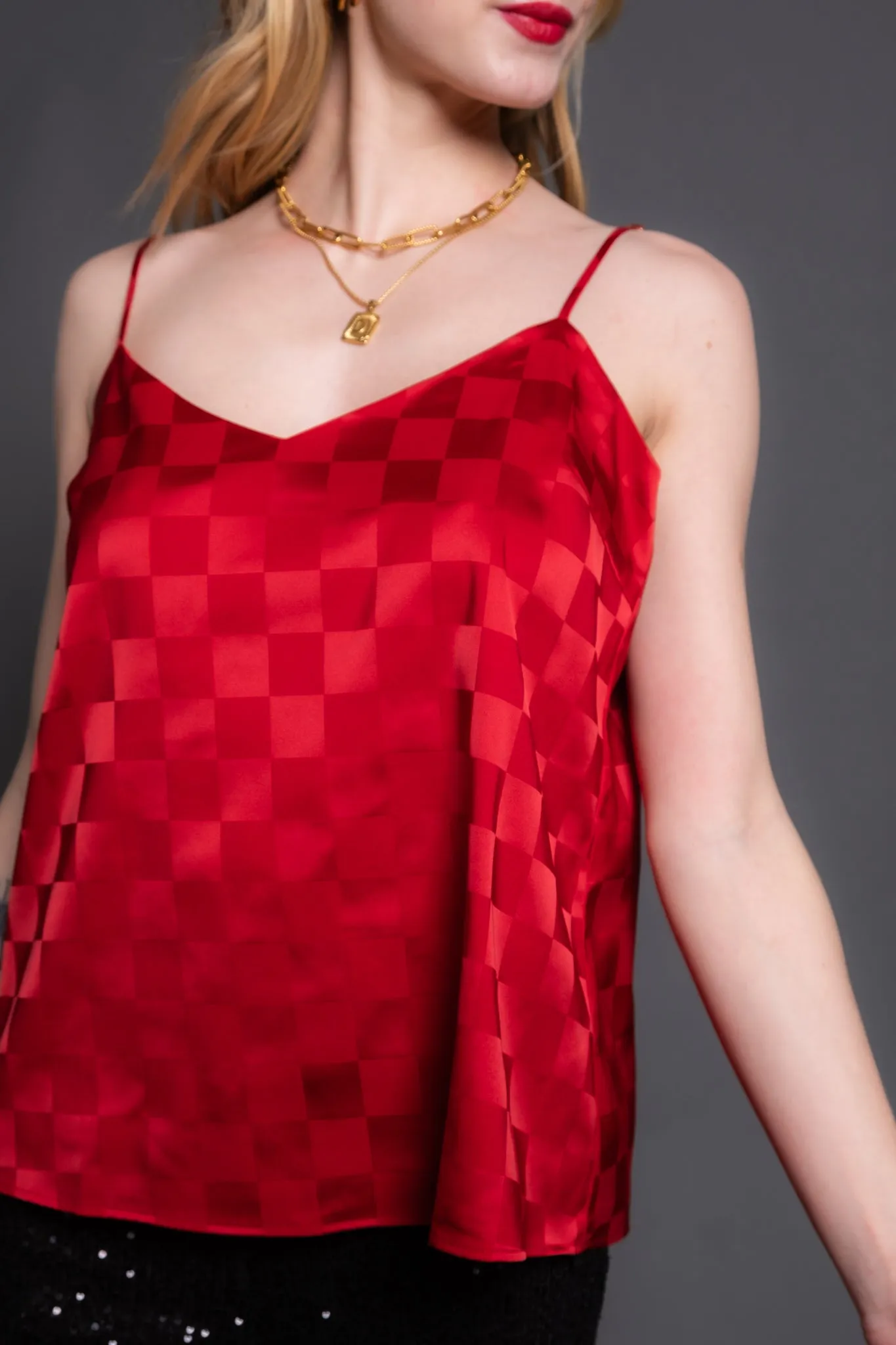Show Me Your Mumu Spotlight Satin Tank
