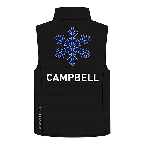 Ski Team Women's Puffer Down Vest (w name)