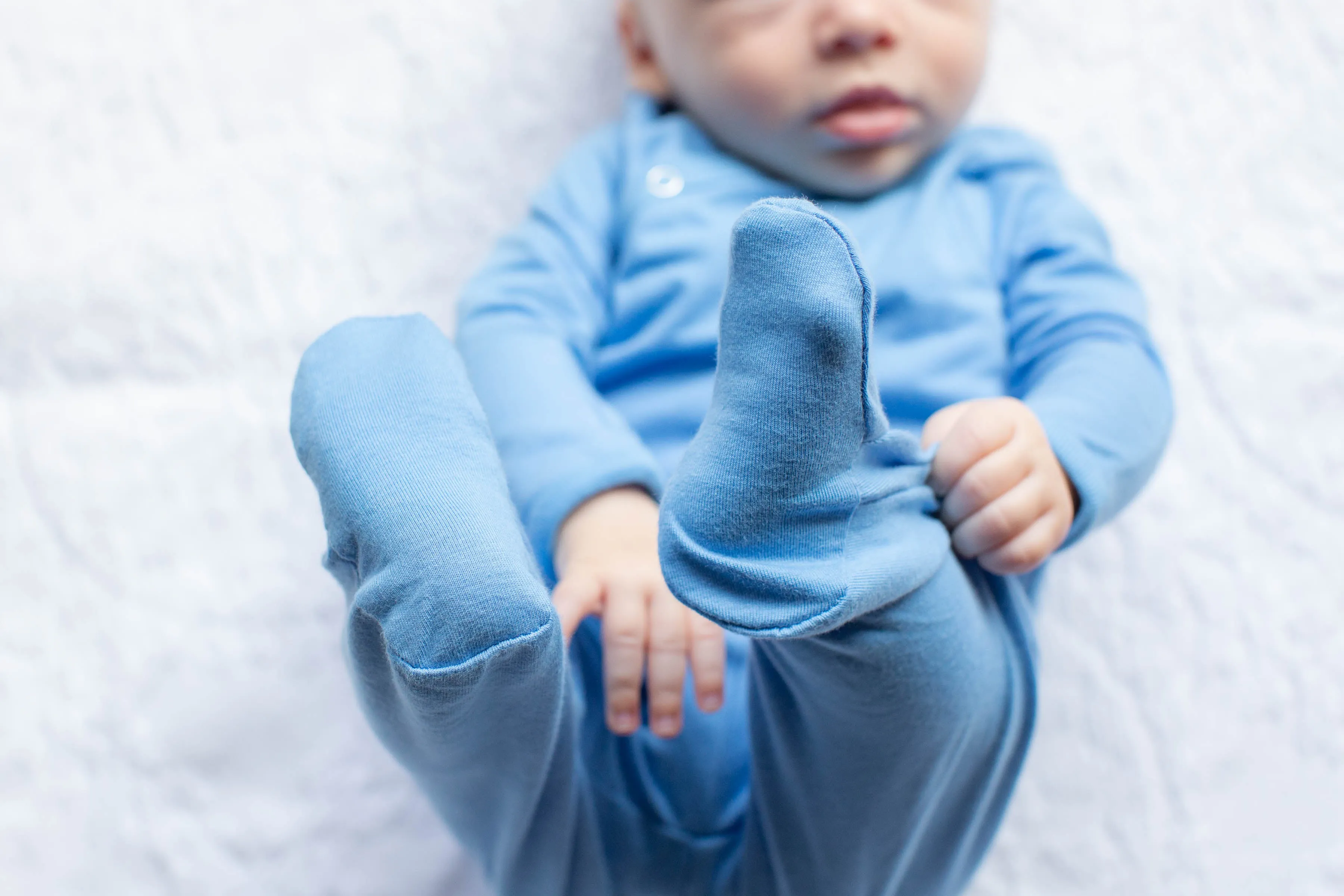Sky Blue Baby Kimono Set
