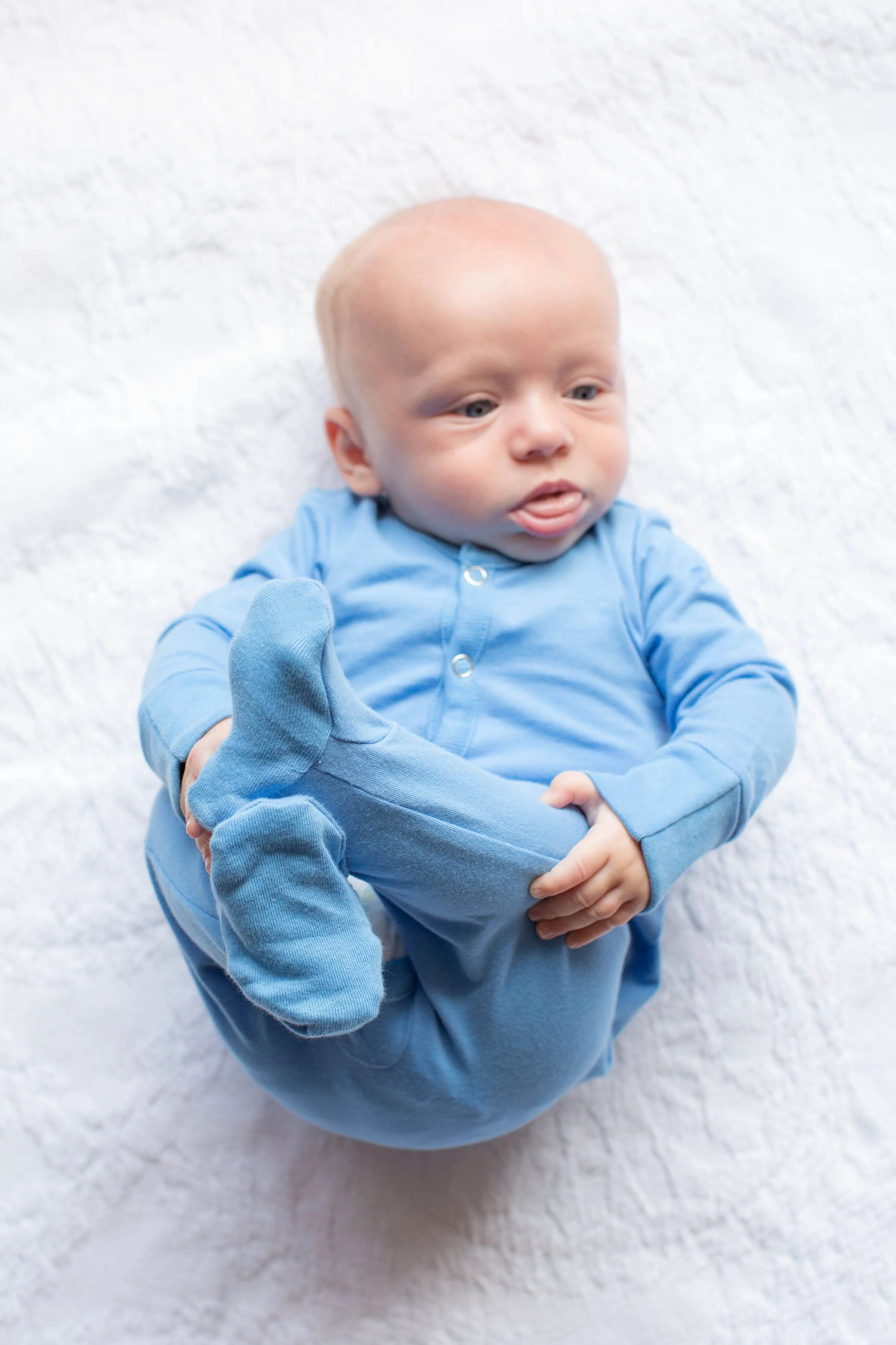 Sky Blue Baby Kimono Set