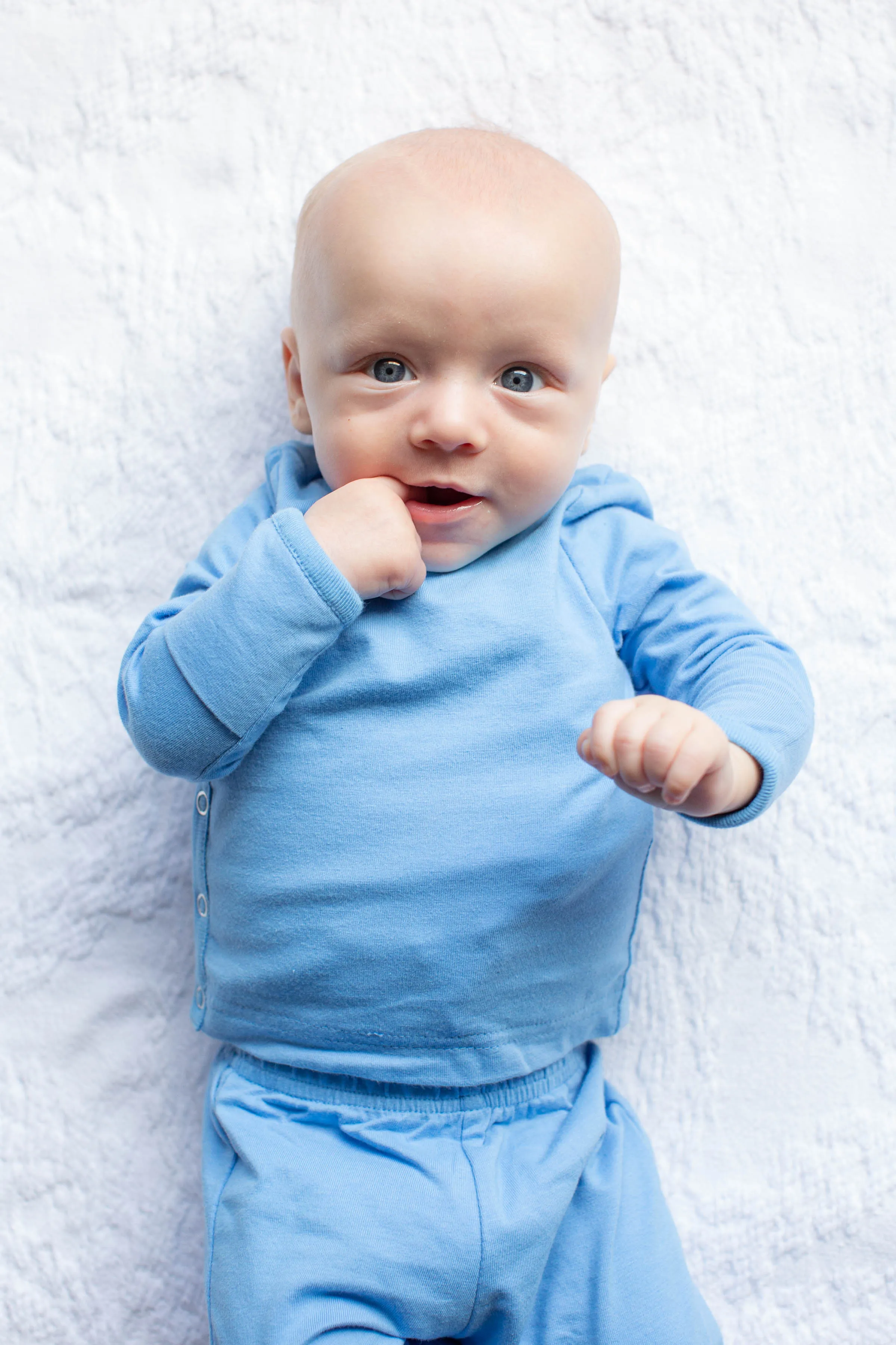 Sky Blue Baby Kimono Set