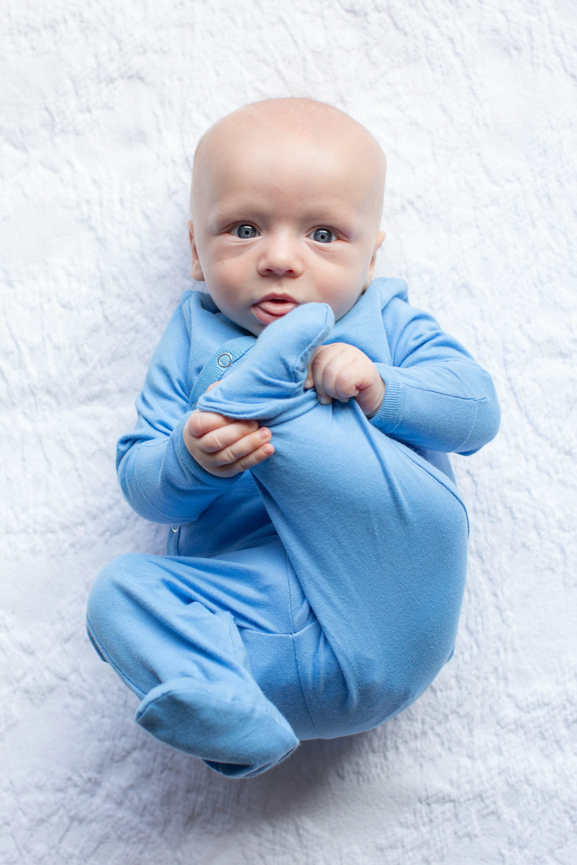 Sky Blue Baby Kimono Set