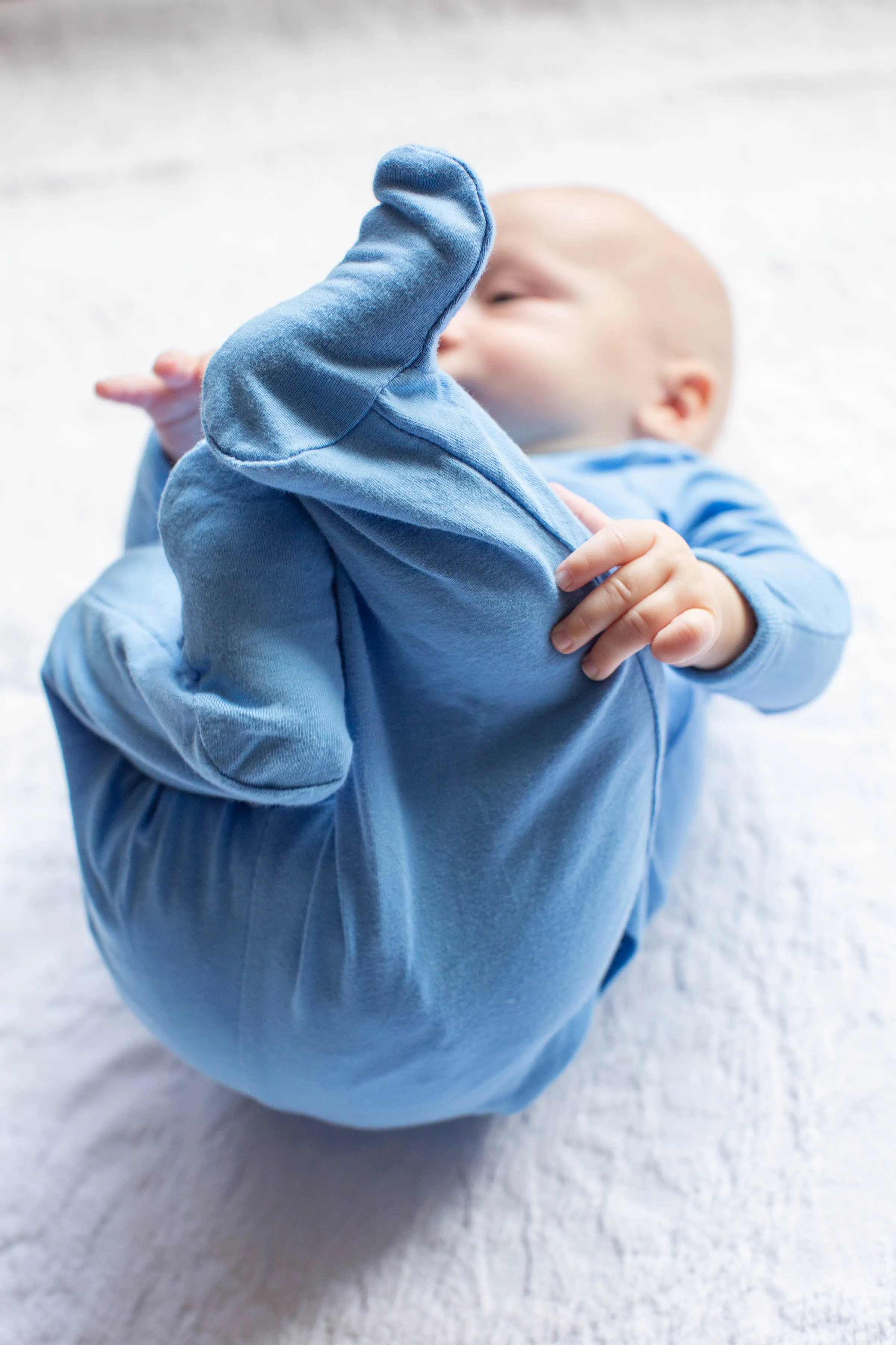 Sky Blue Baby Kimono Set