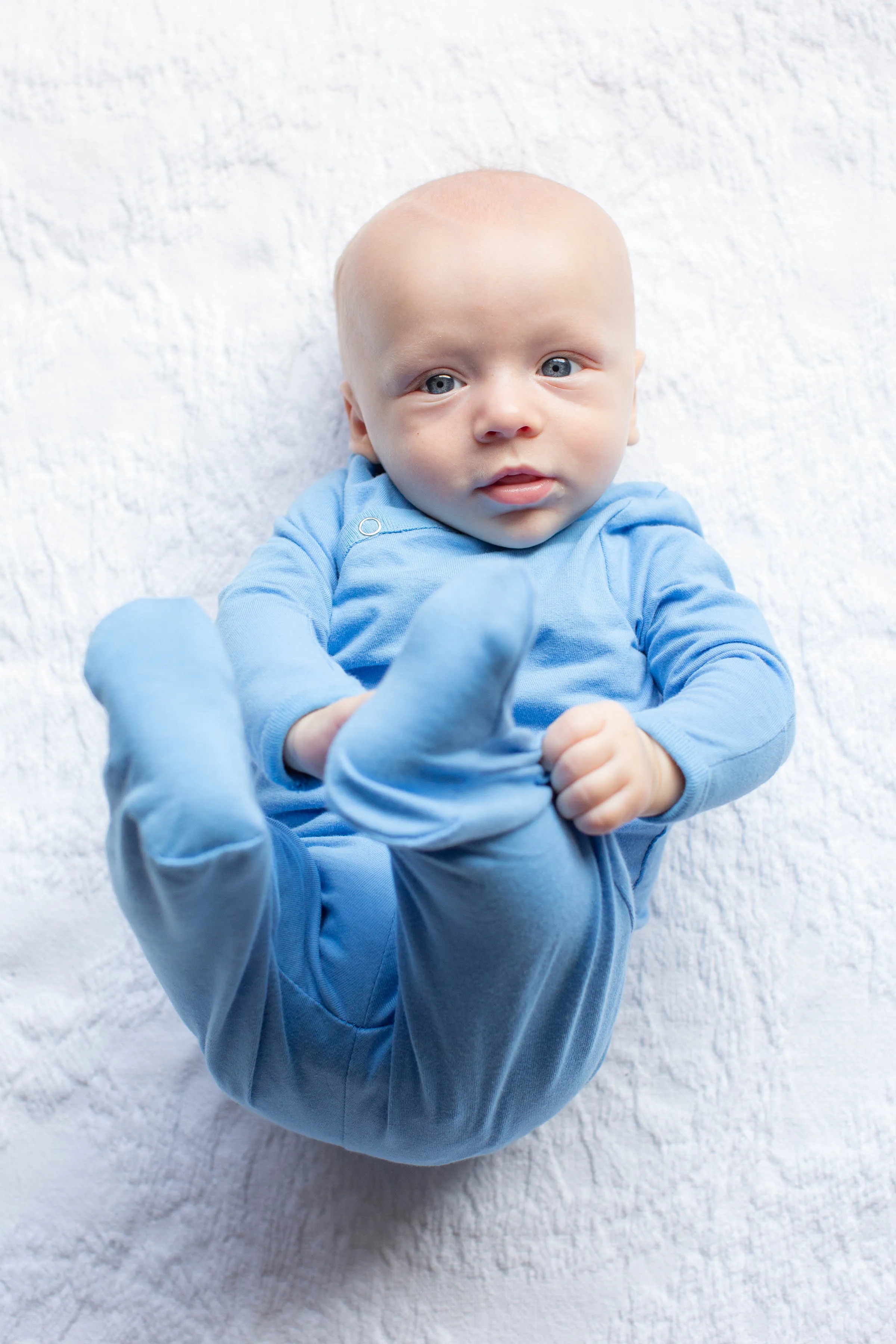 Sky Blue Baby Kimono Set