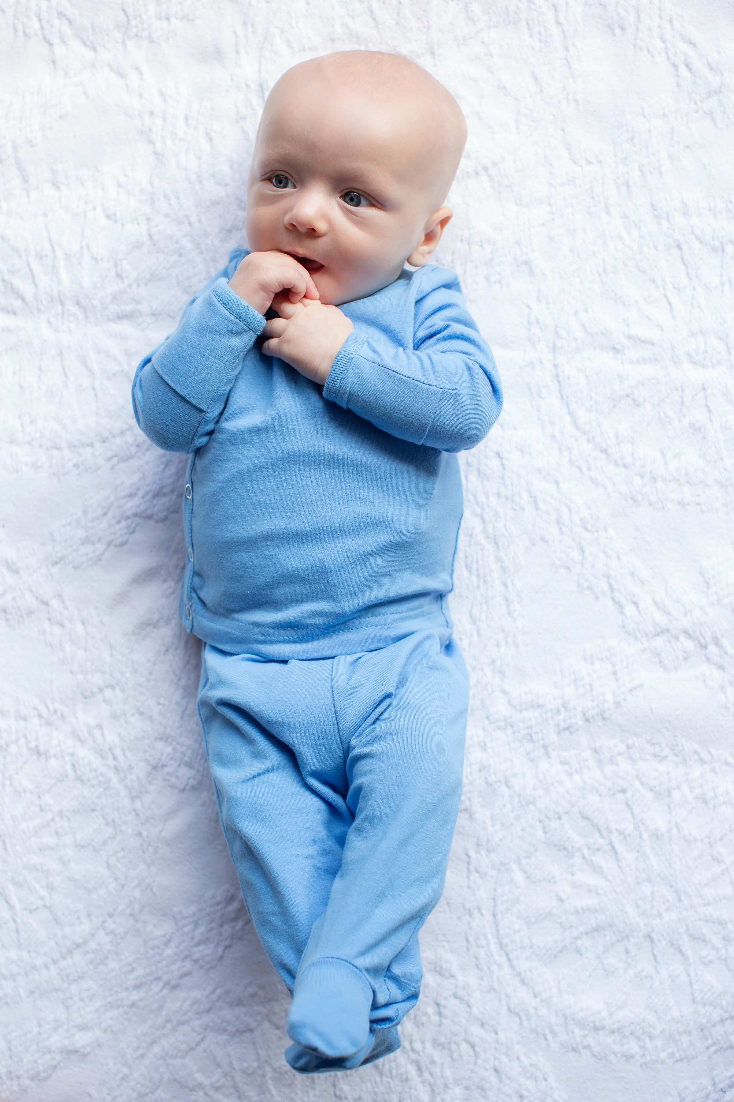 Sky Blue Baby Kimono Set