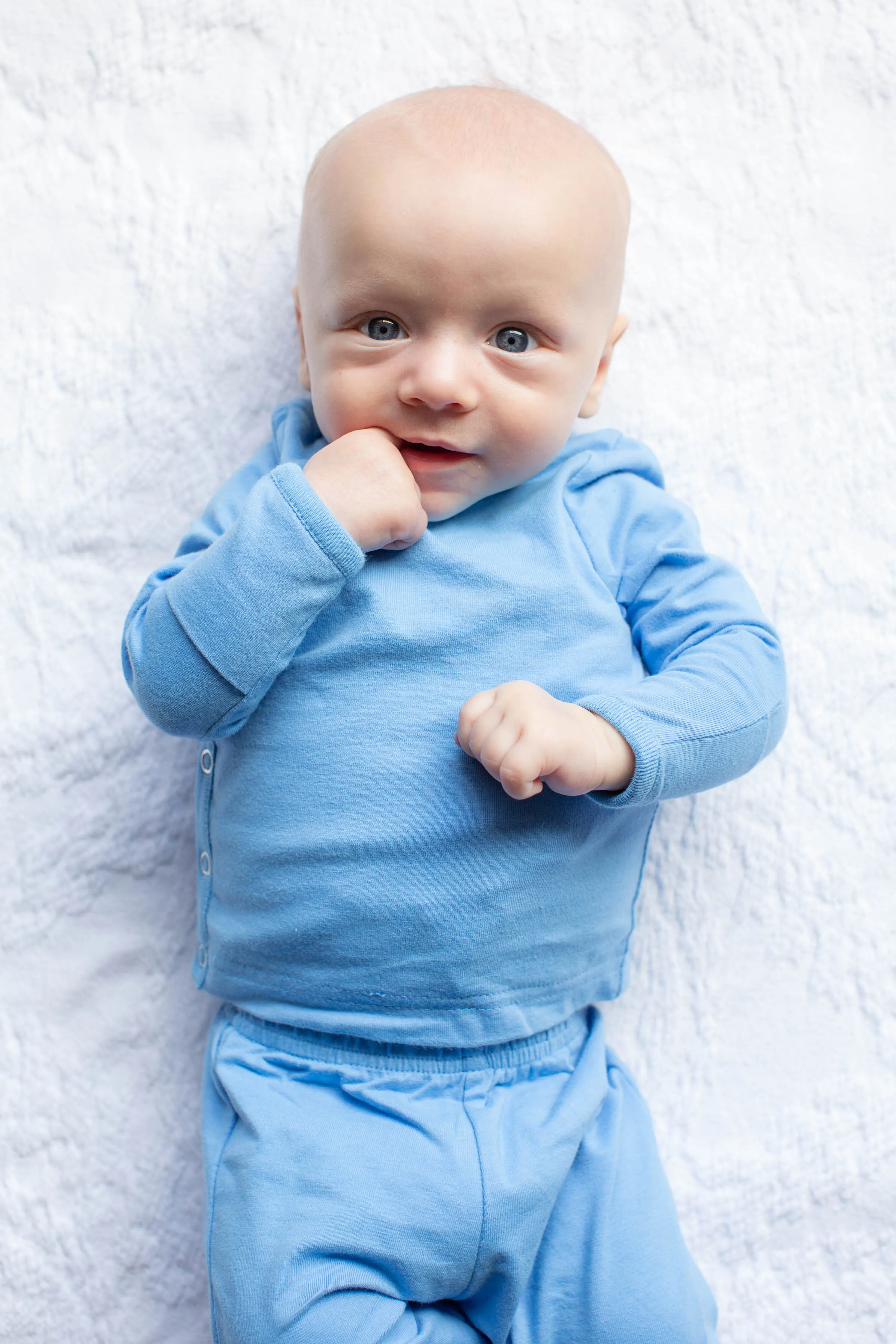 Sky Blue Baby Kimono Set