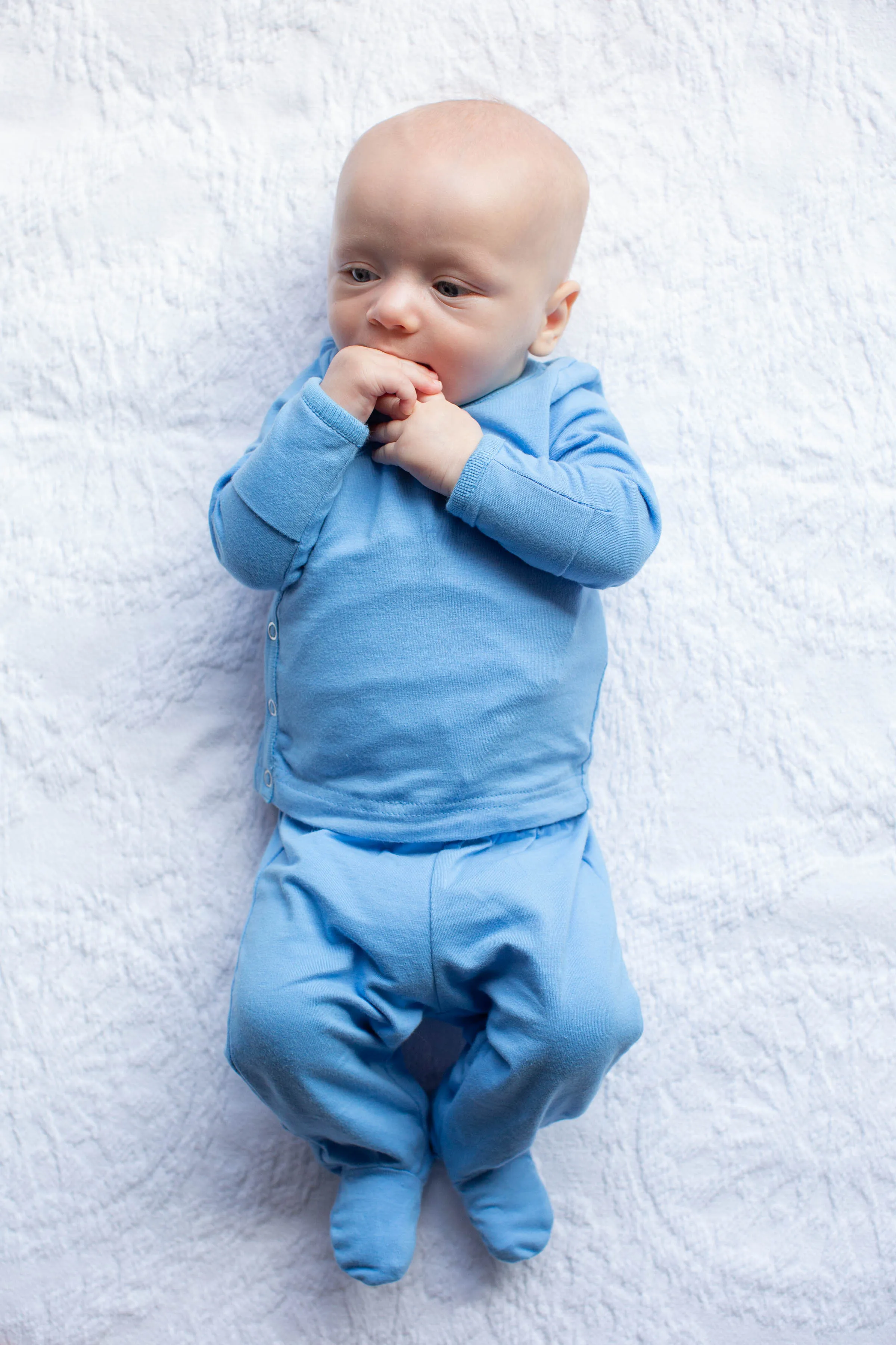 Sky Blue Baby Kimono Set