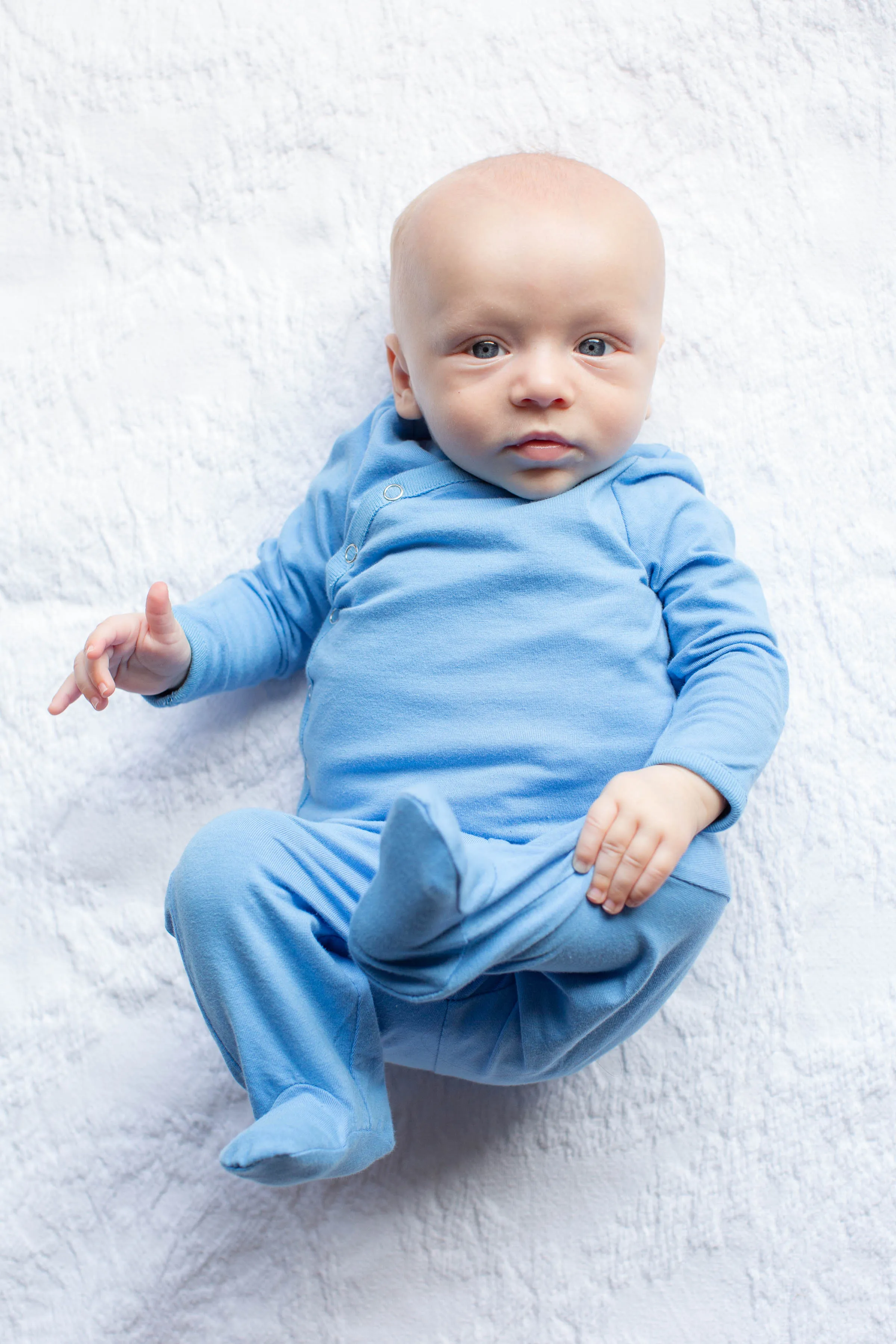 Sky Blue Baby Kimono Set