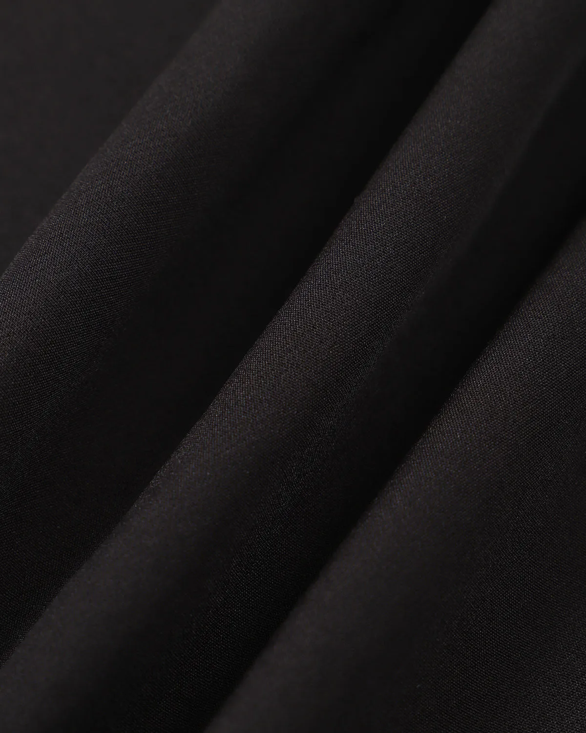 The Black Lapel Colorblock Ruched Mini Dress