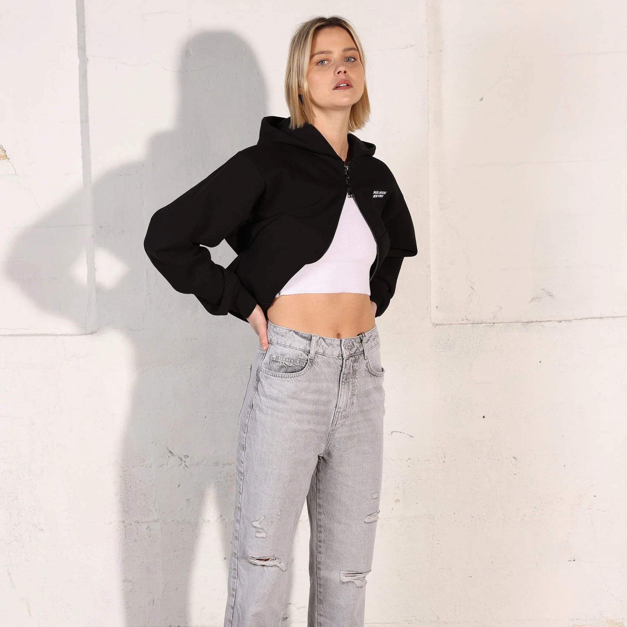 The Bleecker Cropped Double-Zip