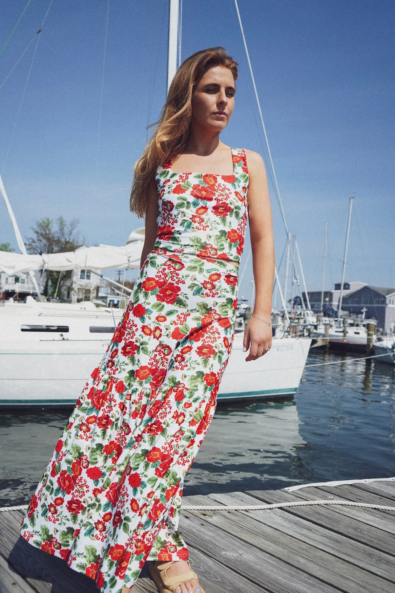 The Maxine Top - Hollyhock Heartbreak