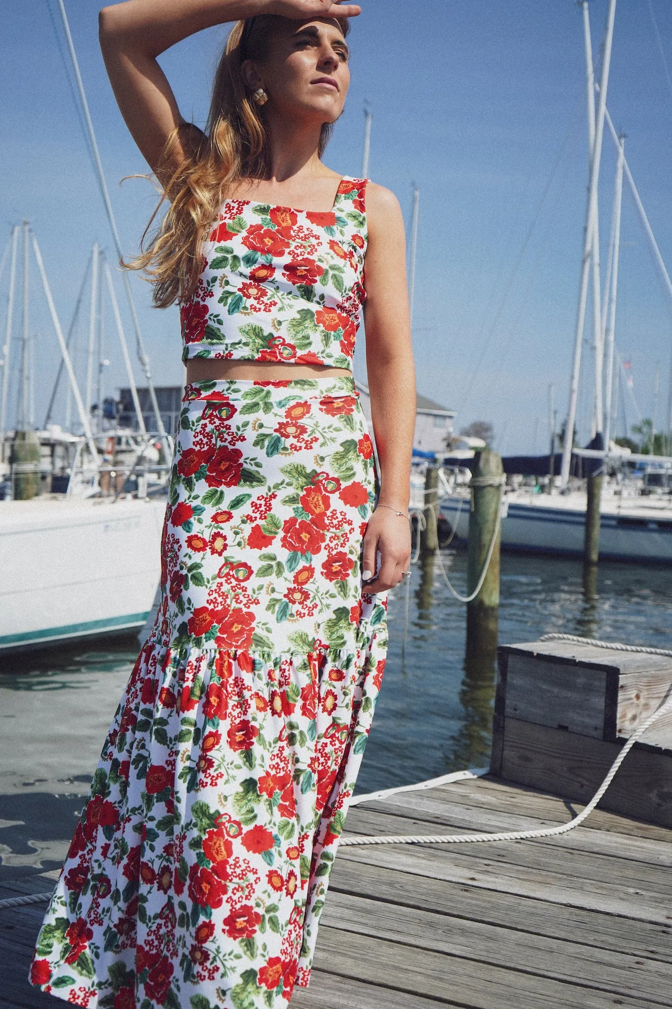 The Maxine Top - Hollyhock Heartbreak