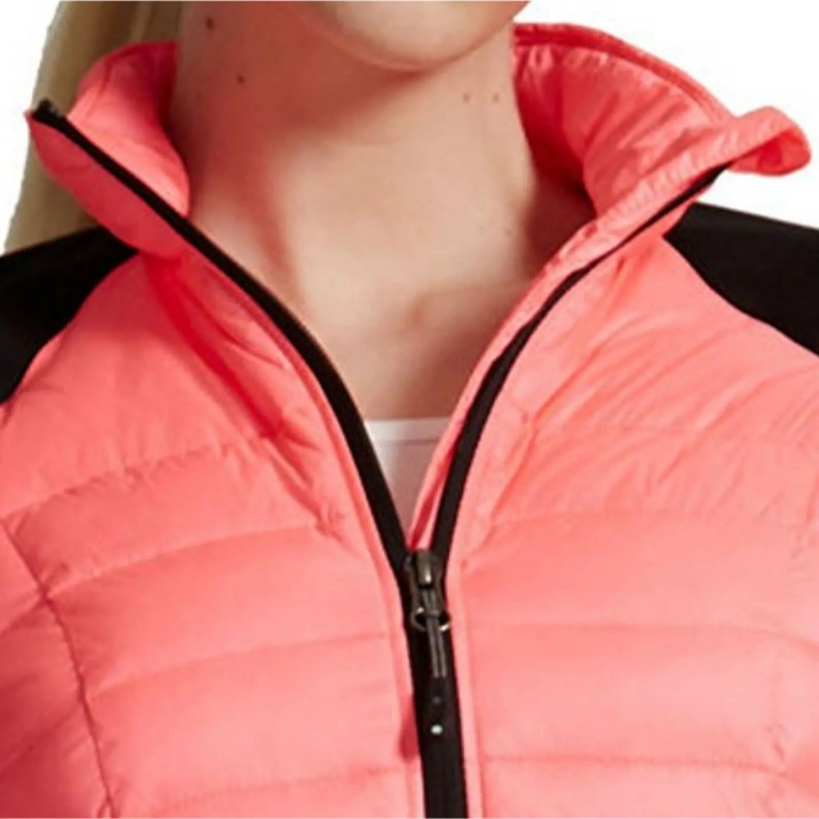 Thirty Two  Degrees Heat Weatherproof Mix Media Jacket Neon Pink Small