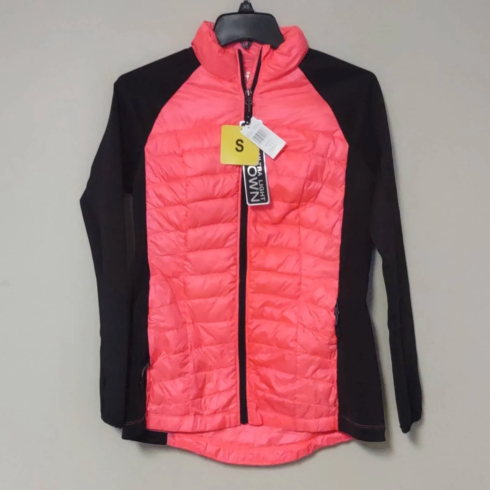 Thirty Two  Degrees Heat Weatherproof Mix Media Jacket Neon Pink Small