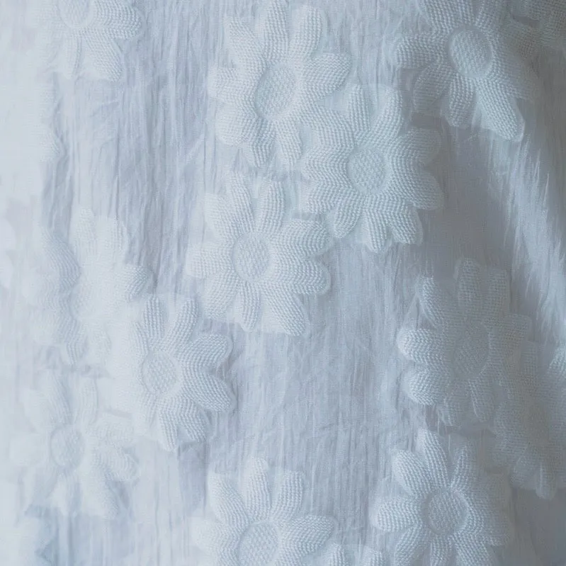 WHITE DAISY SILKY VEST ⭐️ *LAST ONE*